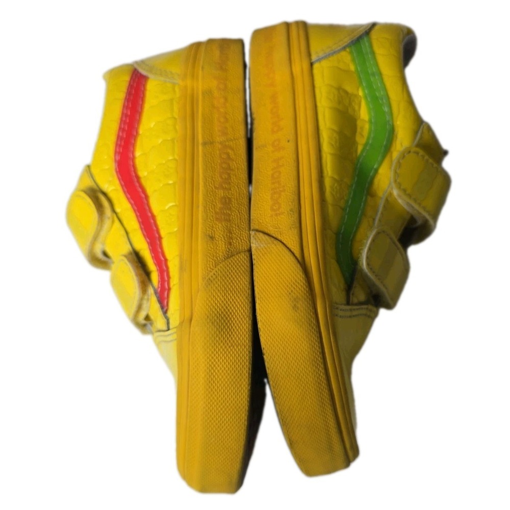 Vans Haribo Old Skool Goldbears Yellow Gummy Bear Patent Leather Kids Size 13.5 - Picture 5 of 8
